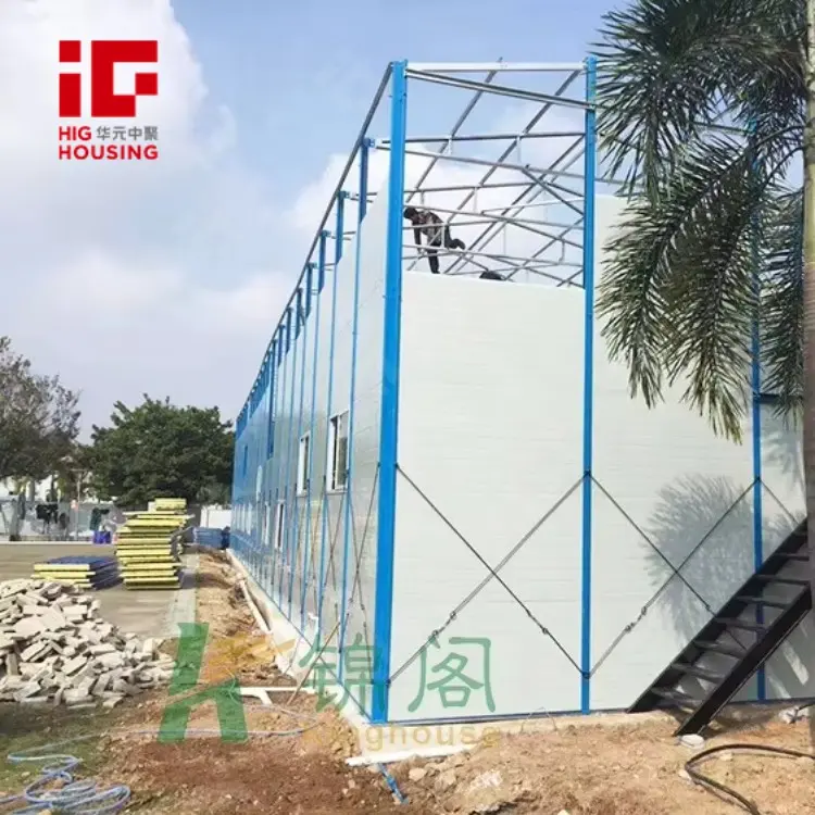 Temporary Steel fast Building Prefab Office And Workers Dormitory Modern Modular Prefab Houses (3)